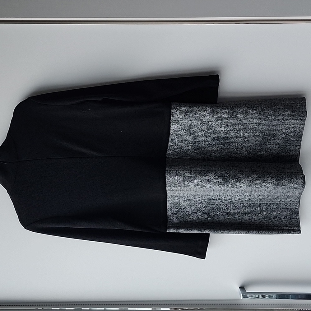 Karl Lagerfeld Parisien Chic Knit Herringbone Dress - Picture 7 of 7